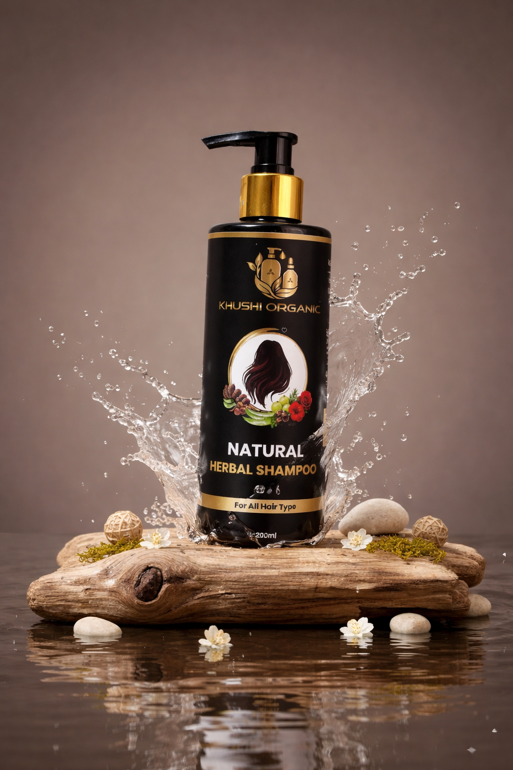 Organic Natural Herbal Shampoo
