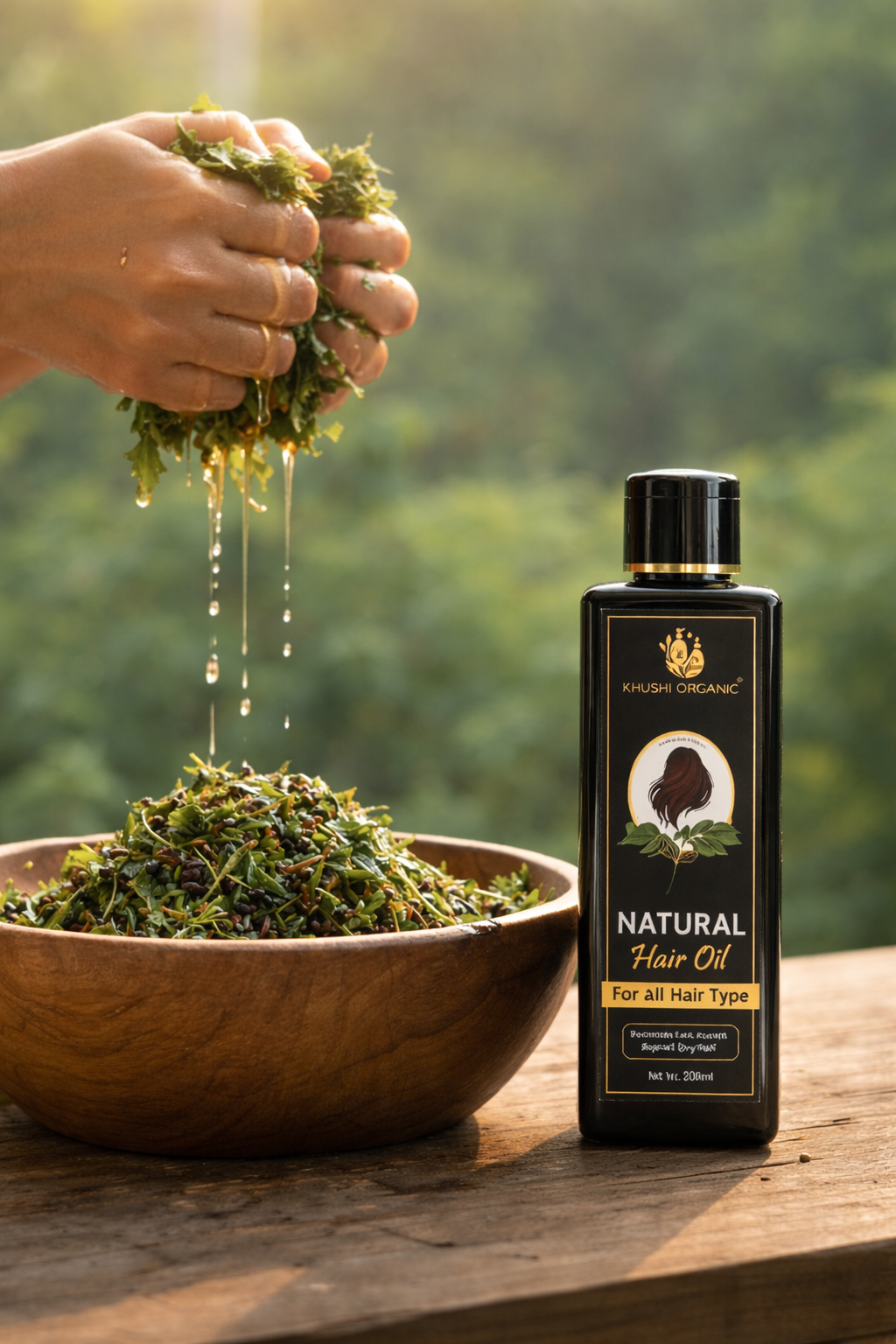 Organic Natural Herbal Hair Oil