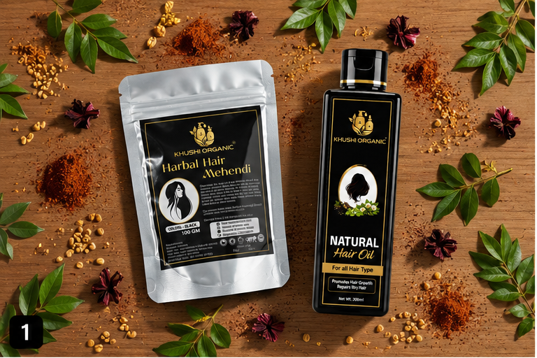 Combo - Hair Oil + Mehandi (Family Pack)
