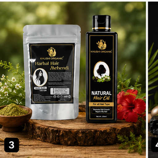Combo - Hair Oil + Mehandi (Family Pack)