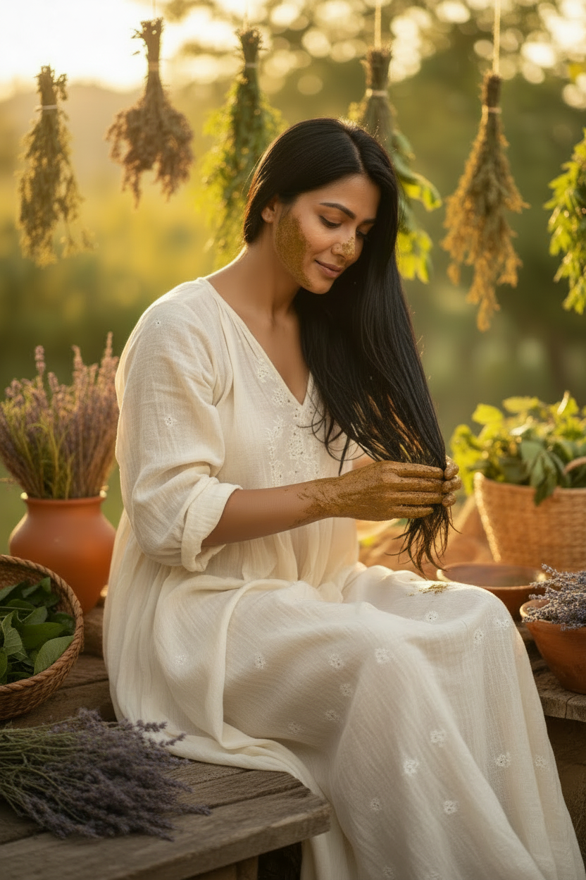Herbal Mehandi Application
