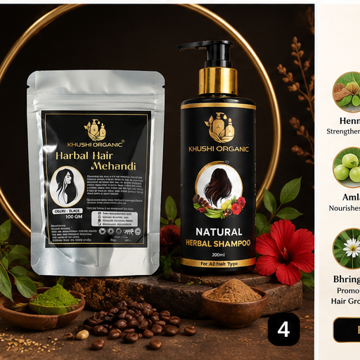 Combo - Shampoo + Mehandi (Family Pack)