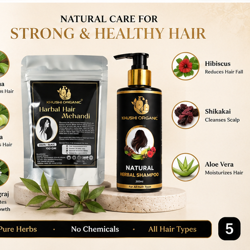 Combo - Shampoo + Mehandi (Family Pack)
